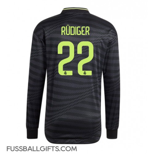 Real Madrid Antonio Rudiger #22 Fußballbekleidung 3rd trikot 2022-23 Langarm